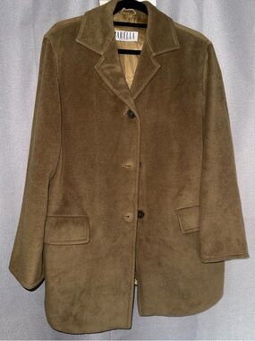 MARELLA Wool Cashmere Single-Breasted Blazer Coat